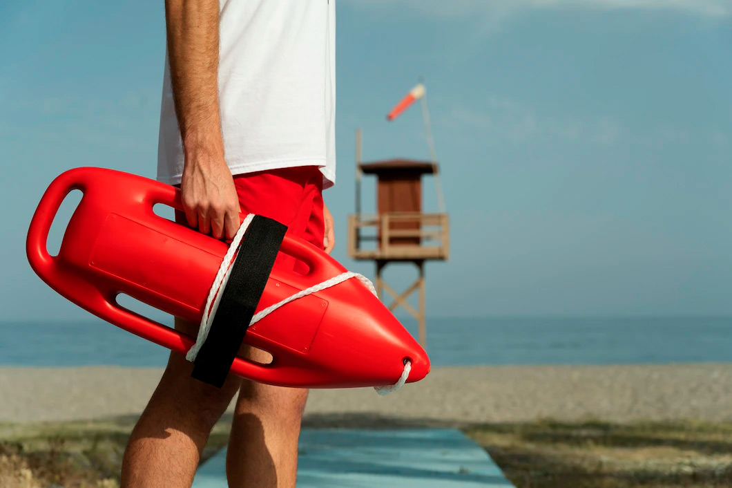Imagen de un Socorrista en la Playa